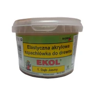 Szpachlówki - Elastyczna szpachlówka do drewna 1 kg Dąb Jasny EKOL - miniaturka - grafika 1