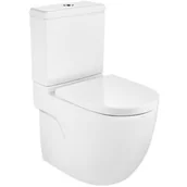 Kompakty WC - Roca Meridian miska WC kompaktowa stojąca Rimless Supraglaze biała A34224LS00 - miniaturka - grafika 1
