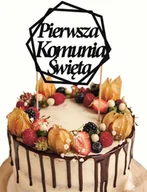 Gadżety dla niej i dla niego - Topper Pierwsza Komunia Święta - miniaturka - grafika 1