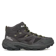 Buty trekkingowe męskie - Trekkingi Jack Wolfskin Vojo Tour Texapore Mid A62072 Beżowy - miniaturka - grafika 1