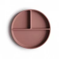 Miseczki i talerzyki dla dzieci - Mushie mushie - Mushie  -  Talerzyk Silikonowy Cloud Mauve - miniaturka - grafika 1