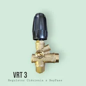 Akcesoria do myjek - Regulator ciśnienia z bay-pass VRT3 G3/8"F max.310bar(280bar) 40l/min z wyjściem na manometr 1/4"F - miniaturka - grafika 1