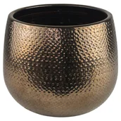 Donice - Osłonka doniczki ceramiczna Gabriel 17.5cm złota - miniaturka - grafika 1