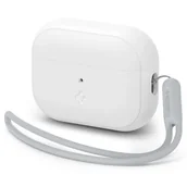 Etui do tabletów - Spigen Silicone Fit Strap Apple Airpods Pro 1 / 2 White/Grey - miniaturka - grafika 1