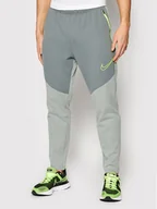 Spodnie sportowe męskie - Nike Spodnie dresowe Therma-Fit DD2108 Szary Regular Fit - miniaturka - grafika 1