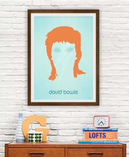 David Bowie - plakat fine art 50x70 cm - Plakaty - miniaturka - grafika 1