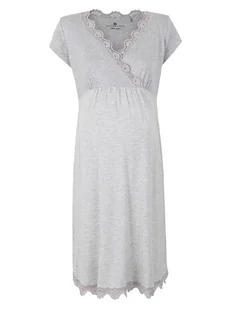 Damska koszula nocna ciążowa szara Bellybutton Maternity, r.M - Bielizna nocna - miniaturka - grafika 1