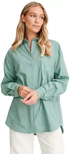 NA-KD Damska koszula oversize Basic, Eden Green, 60 - Koszule damskie - miniaturka - grafika 1
