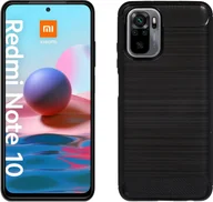 Etui i futerały do telefonów - cofi1453® Silicone Case Carbon kompatybilny z XIAOMI REDMI NOTE 10s Etui TPU Miękkie etui na telefon komórkowy Pokrowiec ochronny Czarny - miniaturka - grafika 1