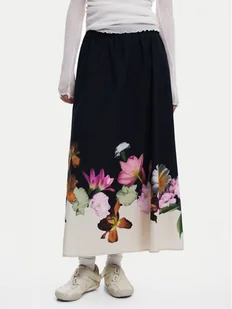 Desigual Spódnica trapezowa Lindo 25SWFW18 Czarny Regular Fit - Spódnice - miniaturka - grafika 1
