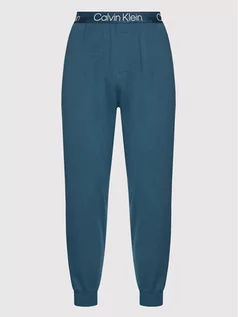 Piżamy męskie - Spodnie piżamowe 000NM2175E Granatowy Regular Fit - Calvin Klein Underwear - grafika 1