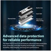 Dyski SSD - SSD Patriot SSD Viper PV573 4TB M.2 2280 PCIe Gen5 x4 14000MBS/12000MBS PV573P4TBM28H - miniaturka - grafika 1