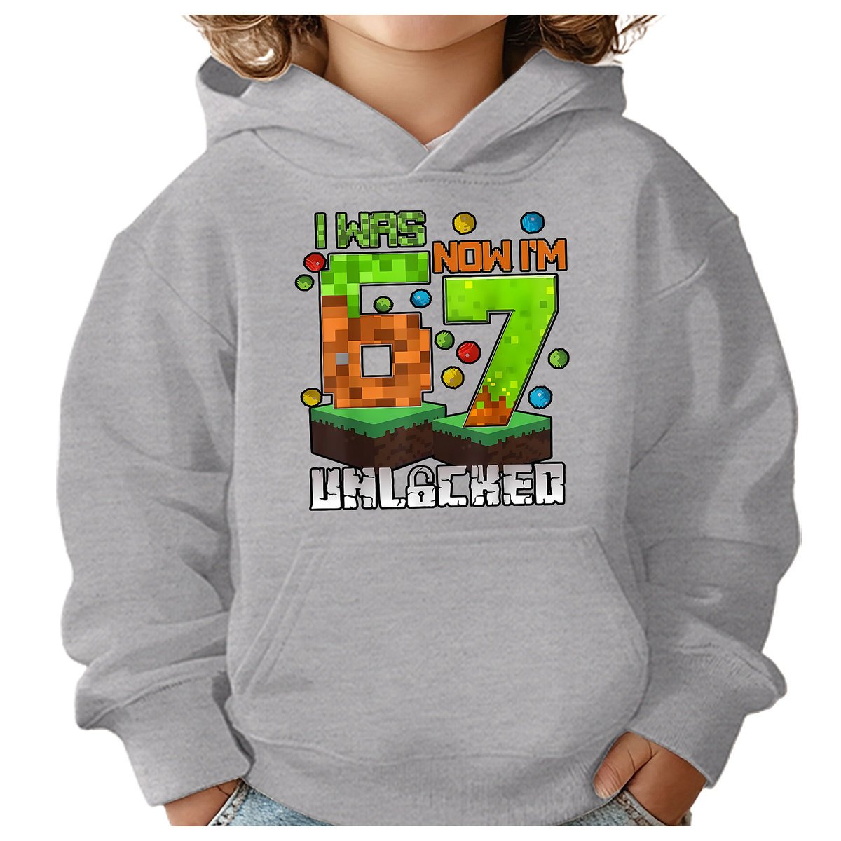 BLUZA DZIECIĘCA Z KAPTUREM 67 SIX SEVEN VIRAL 110-116 DLA DZIECKA PREZENT