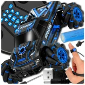 Zabawki zdalnie sterowane - Samochód Sterowany Ręką Gestami + Pilot Auto 4x4 Rc Duże Koła Drift Car - miniaturka - grafika 1