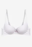 Biustonosze - Biały Biustonosz z Efektem Push Up Dimaries - miniaturka - grafika 1