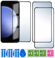 Szkła hartowane na telefon - 3x SZKŁO HARTOWANE do Samsung Galaxy S23 FE PEŁNE CAŁY EKRAN |zestaw 3 - miniaturka - grafika 1