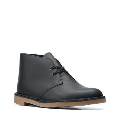 Clarks Bushacre 3 [Black Leather] - Rozmiar 41