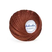 Pasmanteria - Kordonek Stokrotka nr 319 brązowy 100% bawełna - miniaturka - grafika 1