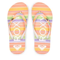 Buty dla dziewczynek - Japonki Roxy ARGL100264 Beżowy - miniaturka - grafika 1