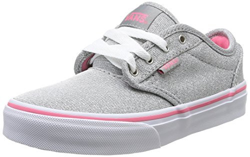 Vans Z Atwood, sneakersy dziewczęce, Szary - Szary brokatowy szary - 31 EU