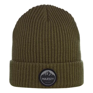 Czapka zimowa ocieplana Majesty Classic Beanie zielona - Czapki damskie - miniaturka - grafika 1