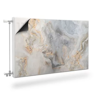 Maskownica MAGNETYCZNA Na Grzejnik Marmur Abstrakcja 120cm x 60cm - Dekoracje domu - miniaturka - grafika 1