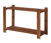 Regały - Regał Na Książki Drewniany B06R 50X90X28 2 Półki Brązowy Olejowany Drewno Sosnowe Brązowy B06R_050X090X28_R0F1 / Wamar-Sosenka - miniaturka - grafika 1