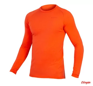 Koszulki rowerowe - Bielizna rowerowa Endura Baabaa Merino Wełniana Orange - grafika 1