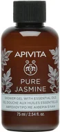Kosmetyki do kąpieli - APIVITA Pure Jasmine  Travel Size Shower Gel with Essential Oils with Jasmine  75 ml - miniaturka - grafika 1