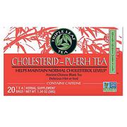 Herbata - Triple Leaf Tea Herbata potrójnie liściasta Cholesterid - Herbata Pu-erh, 20 torebek (opakowanie 2) - miniaturka - grafika 1