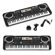 Zabawki interaktywne dla dzieci - Keyboard Pianino Elektryczne Z Mikrofonem Dla Dzieci - miniaturka - grafika 1