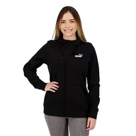 Kurtki damskie - PUMA Essentials LBlack damska kurtka z kapturem - miniaturka - grafika 1