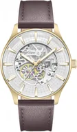 Zegarki męskie - Zegarek męski KENNETH COLE KCWGX0057901 brązowy klasyczny skeleton - miniaturka - grafika 1