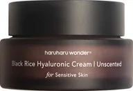 Kremy do twarzy - Haruharu Wonder Black Rice Hyaluronic Cream Unscented 50 ml - miniaturka - grafika 1