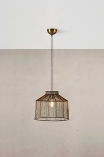 Lampa wisząca w kolorze antycznego złota 108667 z serii CAPANNA - Lampy sufitowe - miniaturka - grafika 2