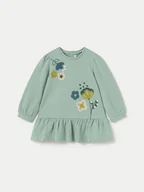 Sukienki i spódniczki dla dziewczynek - Mayoral Sukienka codzienna 2924 Zielony Regular Fit - miniaturka - grafika 1