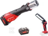 Pozostałe elektronarzędzia - Zestaw: zaciskarka ROMAX 4000 + AKU 4Ah/18V + ładowarka + walizka Rocase + lampa LED RO FL 180 + akumulator 4.0 Ah CAS - miniaturka - grafika 1