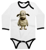 Body dla niemowląt - Body dziecięce Owca Owieczka Przebrana Za Mumię Halloween 86/92 - miniaturka - grafika 1