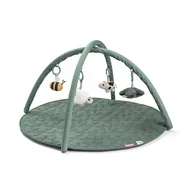 Maty edukacyjne - Done by Deer Mata Edukacyjna dla Niemowlaka Tiny Farm Green - miniaturka - grafika 1