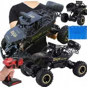 Zabawki zdalnie sterowane - ZDALNIE STEROWANY SAMOCHÓD METALOWY RC 1:12 GIGANTYCZNY 4x4 Z PILOTEM - miniaturka - grafika 1
