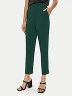 Spodnie damskie - PINKO Spodnie materiałowe 102861 A213 Zielony Regular Fit - miniaturka - grafika 1