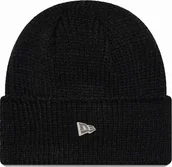 Czapki damskie - New Era Czapka zimowa NEW ERA Wide Cuff Knit Beanie Black - miniaturka - grafika 1