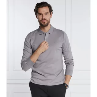 Koszule męskie - Calvin Klein Polo SMOOTH LS | Slim Fit - grafika 1