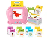 Książki do nauki języka angielskiego - Czytnik Kart Do Nauki Słówek Języka Angielskiego Edukacyjny Różowy Mis - miniaturka - grafika 1