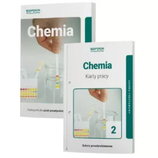 Chemia 2. Podręcznik i karty pracy ucznia. Szkoły ponadpodstawowe. Zakres podstawowy - Podręczniki do technikum - miniaturka - grafika 1