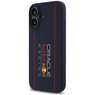 Etui RED BULL Silicone Vertical Logo MagSafe do Apple iPhone 16 Granatowy - Etui i futerały do telefonów - miniaturka - grafika 1