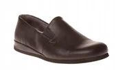 Mokasyny męskie - Rohde Mokasyny Skórzane Brązowe Ocieplane 45 Żłc - miniaturka - grafika 1