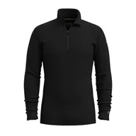 Bluzy narciarskie - Bluza męska Smartwool Classic Thermal Merino Base Layer 1/4 Zip Boxed - miniaturka - grafika 1