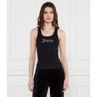 Koszulki i topy damskie - Juicy Couture Tank top RACER Slim Fit - miniaturka - grafika 1