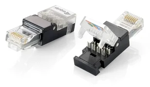 Equip 121163 wtyczka RJ-45 Czarny, Przezroczysty - Adaptery i przejściówki - miniaturka - grafika 1